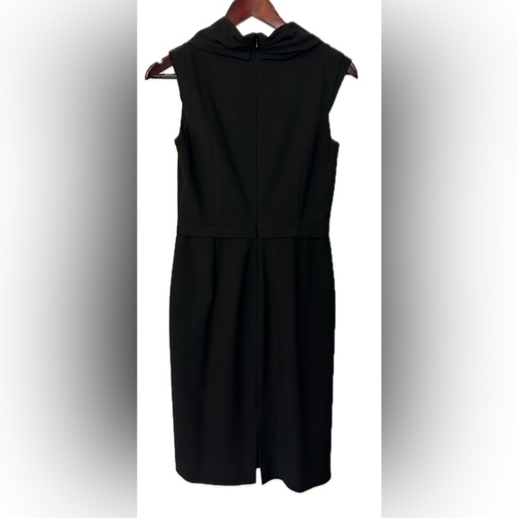 Tahari Arther S. Levine Little Black Cowl Neck Dress. - Picture 3 of 6